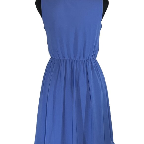 IZ Byer - Blue, Sleeveless Lightweight Dress - Small - Picture 4 of 5